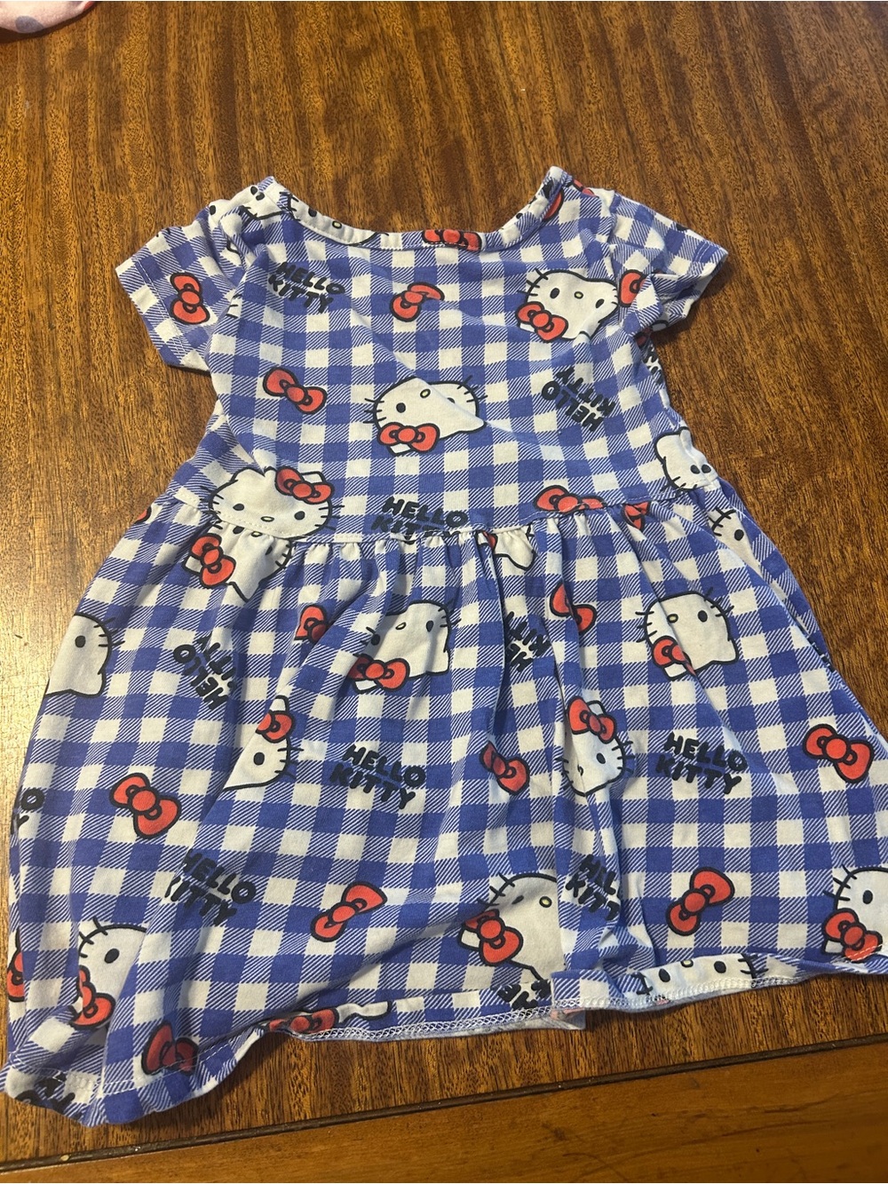 Hello Kitty Blue Gingham Dress